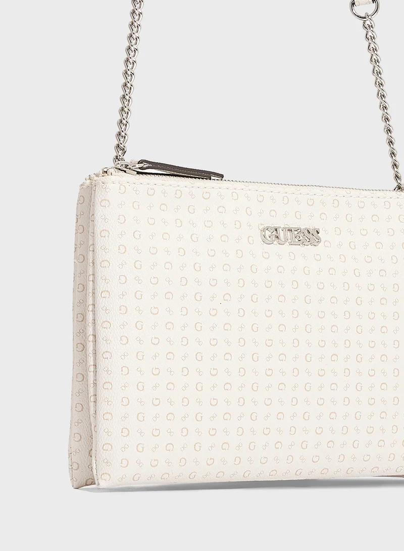 GUESS Tidewood Mini Double Zip Crossbdy