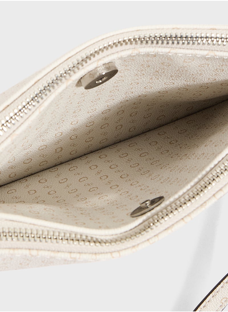 GUESS Tidewood Mini Double Zip Crossbdy  - Image 5