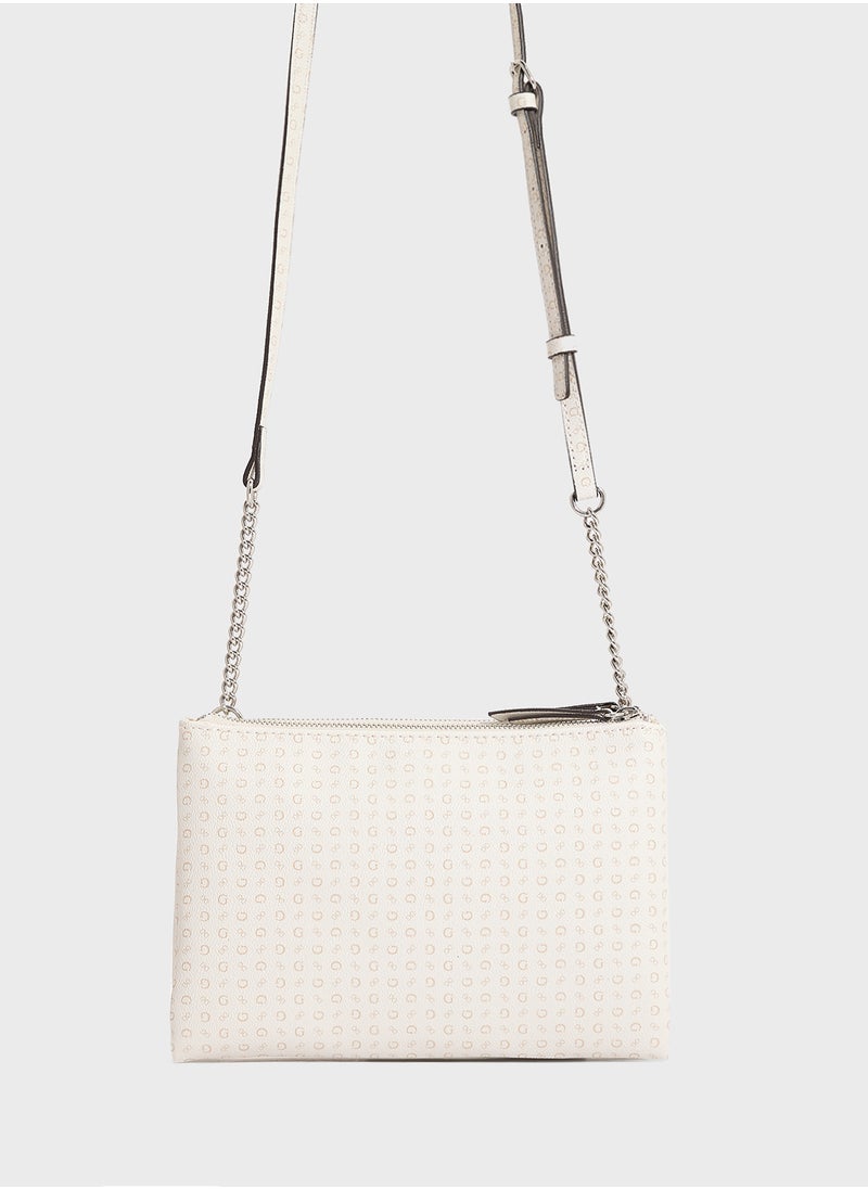 GUESS Tidewood Mini Double Zip Crossbdy  - Image 2