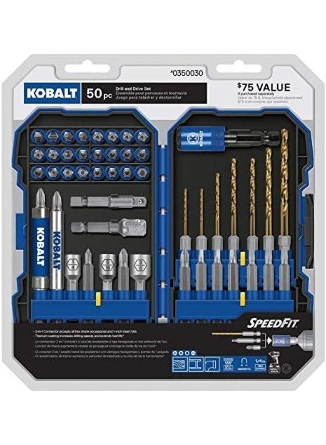 Kobalt 350030 50 pc. Drill and Driver Set - Image 1