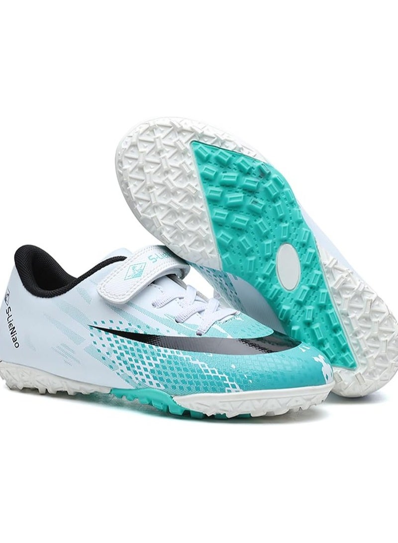Kids Turf Soccer Shoes Boys Girls Youth Indoor Outdoor Soccer Cleats Football Shoes (Toddler/Little Kid/Big Kid)  - Image 3