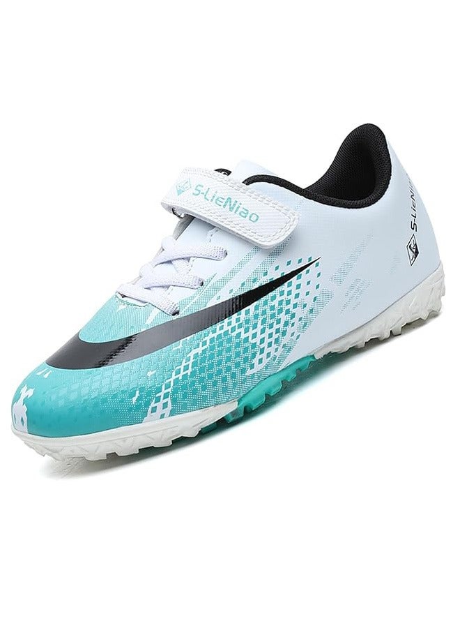 Kids Turf Soccer Shoes Boys Girls Youth Indoor Outdoor Soccer Cleats Football Shoes (Toddler/Little Kid/Big Kid)  - Image 1