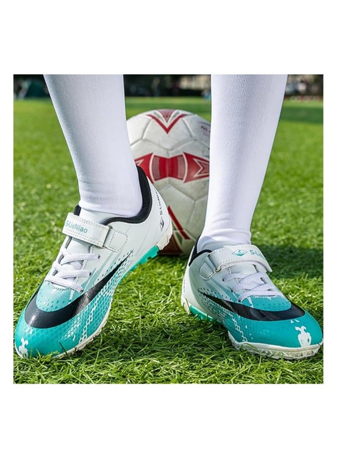 Kids Turf Soccer Shoes Boys Girls Youth Indoor Outdoor Soccer Cleats Football Shoes (Toddler/Little Kid/Big Kid)  - Image 5