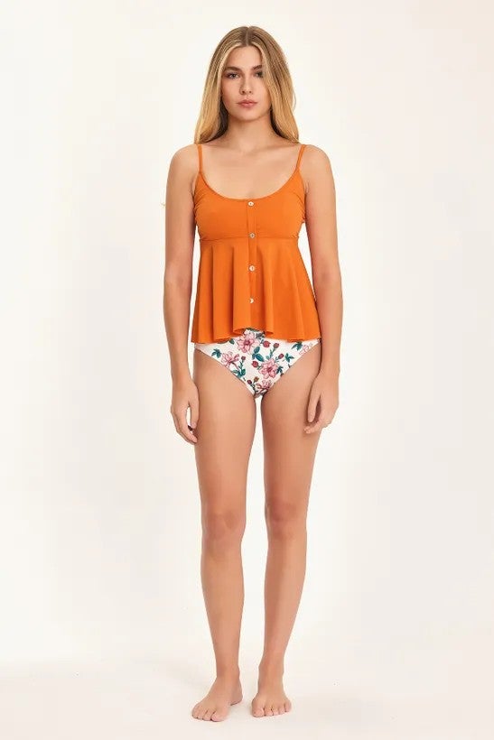 Lapieno Water Repellent Fabric Special Design High Waist Chest Part Minimizer Bikini Set KK05 - Image 1