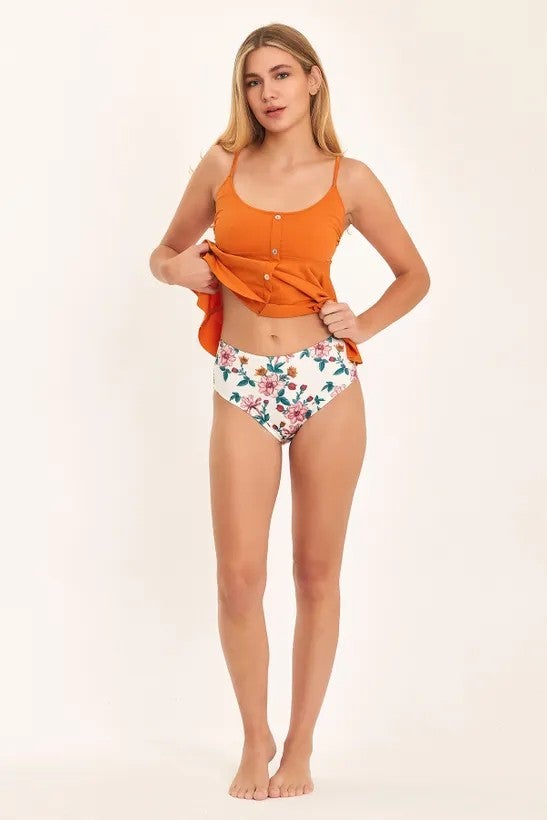 Lapieno Water Repellent Fabric Special Design High Waist Chest Part Minimizer Bikini Set KK05 - Image 3