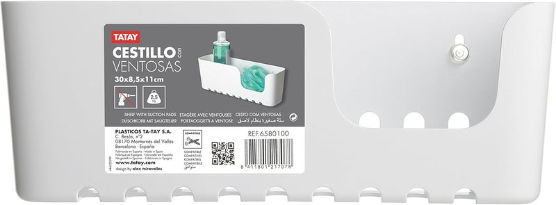 Tatay Large White Storage Basket - Image 3