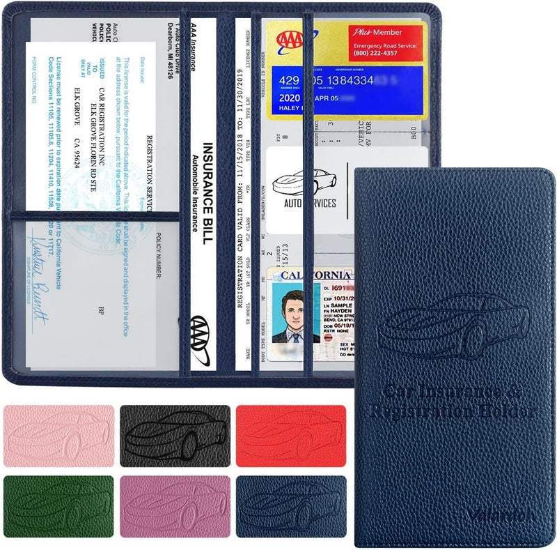 Valardoh Premium Car Registration and Insurance Card Holder - Image 1