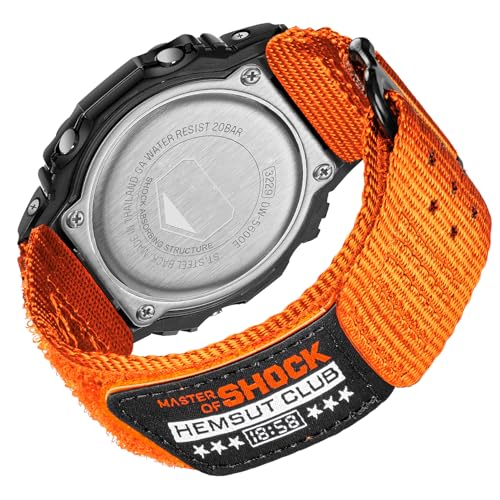 DAVILANE Replacement Watch Band Strap for Casio Mens G-Shock GA-100/110/120/135/2100,DW-5600E/5610/5700/8900,16mm Nylon Breathable Casio strap - Image 1