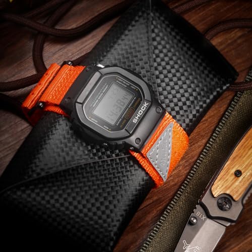 DAVILANE Replacement Watch Band Strap for Casio Mens G-Shock GA-100/110/120/135/2100,DW-5600E/5610/5700/8900,16mm Nylon Breathable Casio strap - Image 5