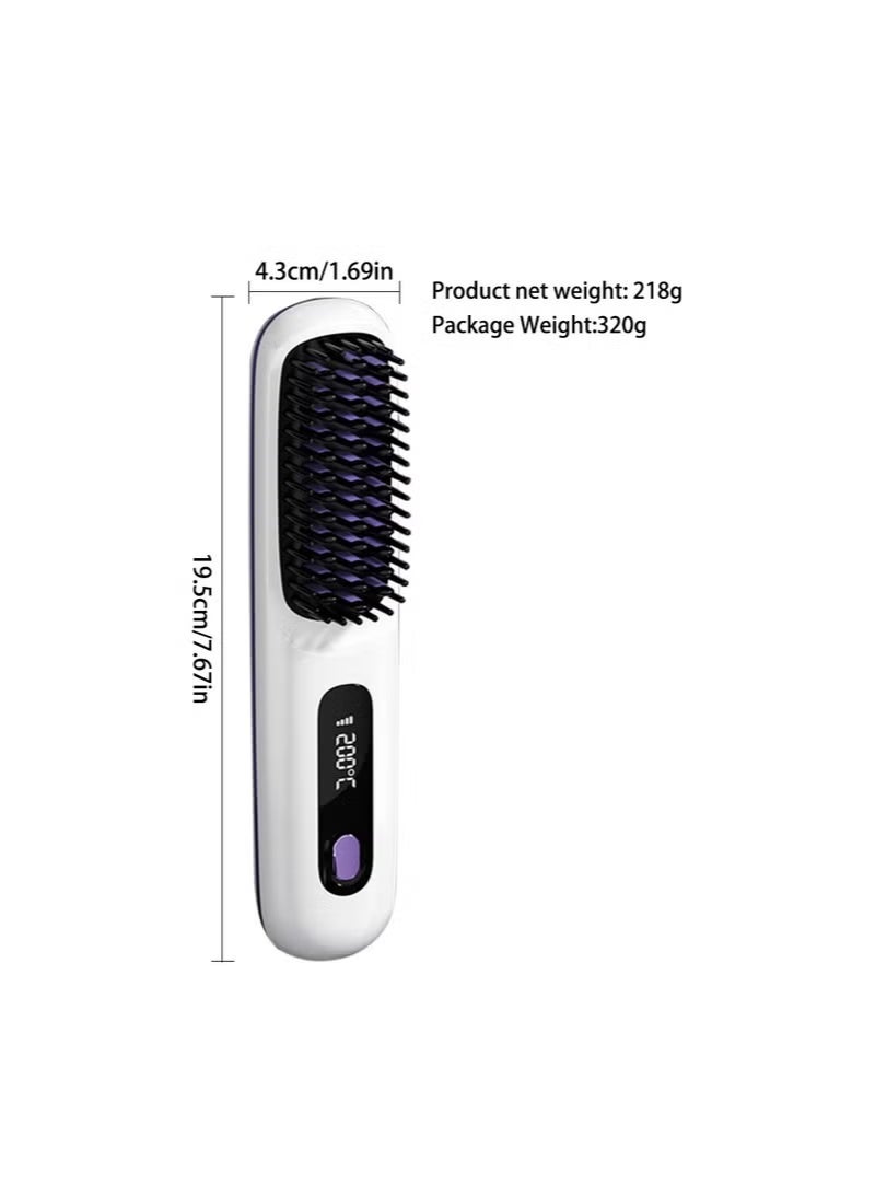 Denx Wireless Straight Hair Comb DX1396 Multicolored - Image 2