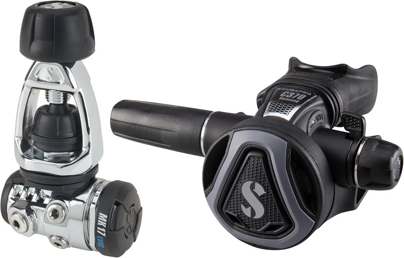 SCUBAPRO MK17 EVO 2 INT/C370 Dive Regulator System for Scuba Diving, INT, Black/Graphite - Image 1