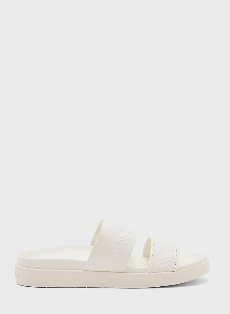 CALVIN KLEIN Ergo Monogram Sandals