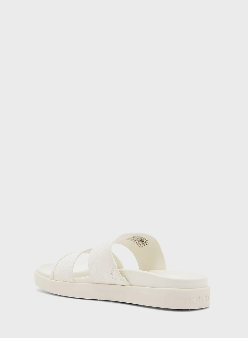 CALVIN KLEIN Ergo Monogram Sandals