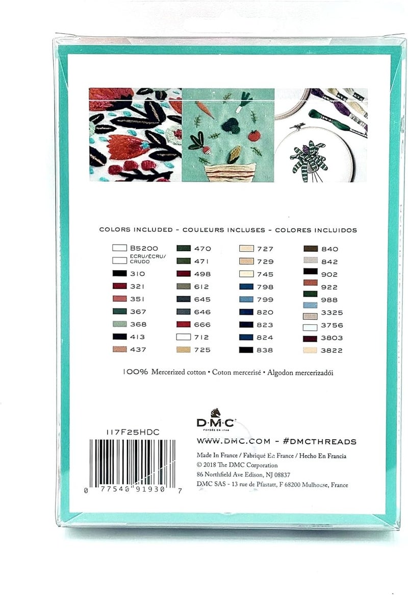 DMC 117F25HDC Home Decor Embroidery Floss Pack - 36 Skeins of 8.7 Yards Each in Assorted Colors - Image 2