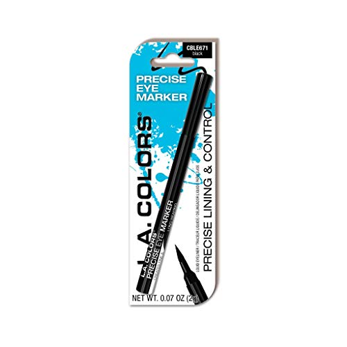 LA COLORS قلم تحديد العيون الدقيق أسود CBLE671A