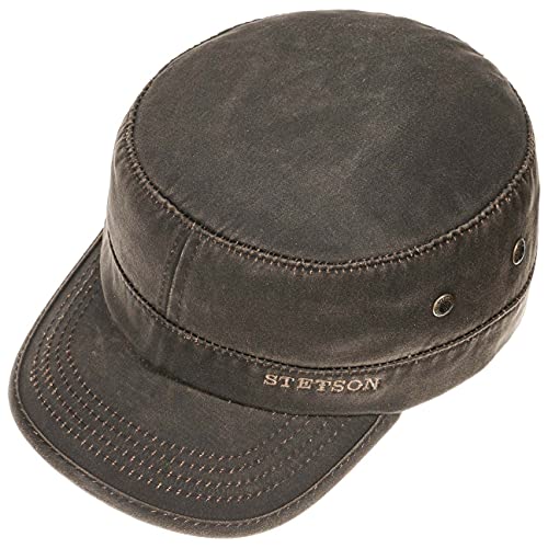 Stetson Datto Army Cap Men Brown 7-7 1/8 - Image 4