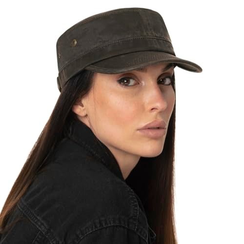 Stetson Datto Army Cap Men Brown 7-7 1/8 - Image 2
