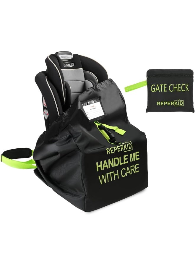 Reperkid Reperkid Car Seat Travel Bag for Air Travel Airplane Backpack Wheels Gate Check Bag Cover for Flight Check In - Image 1