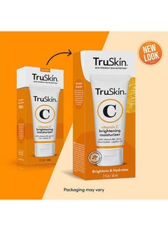 TruSkin Naturals Vitamin C Cream for Face – Brightening Moisturizer, Anti Aging, Hydrating, Skin Wrinkle Cream – Vitamin B5, Vitamin E, Jojoba Oil, Aloe Vera & Green Tea, 2 Fl Oz  - Image 2