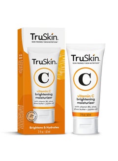 TruSkin Naturals Vitamin C Cream for Face – Brightening Moisturizer, Anti Aging, Hydrating, Skin Wrinkle Cream – Vitamin B5, Vitamin E, Jojoba Oil, Aloe Vera & Green Tea, 2 Fl Oz  - Image 1