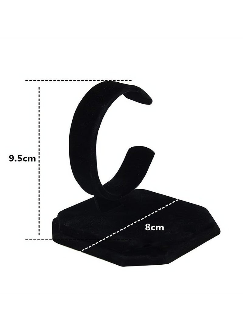 Watch Rack Stand, C Type Design Jewelry Bracelet Bangle Watch Display Rack Stand Holder
