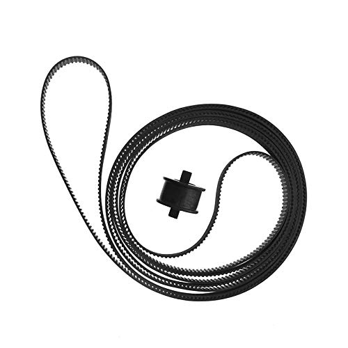 SING F LTD 42“ Carriage Drive Belt with Pulley Compatible with HP DesignJet 500 500PS 510 800 800PS 815 820 C7770-60014 Printer Transfer Belts Printer Accessories - Image 2