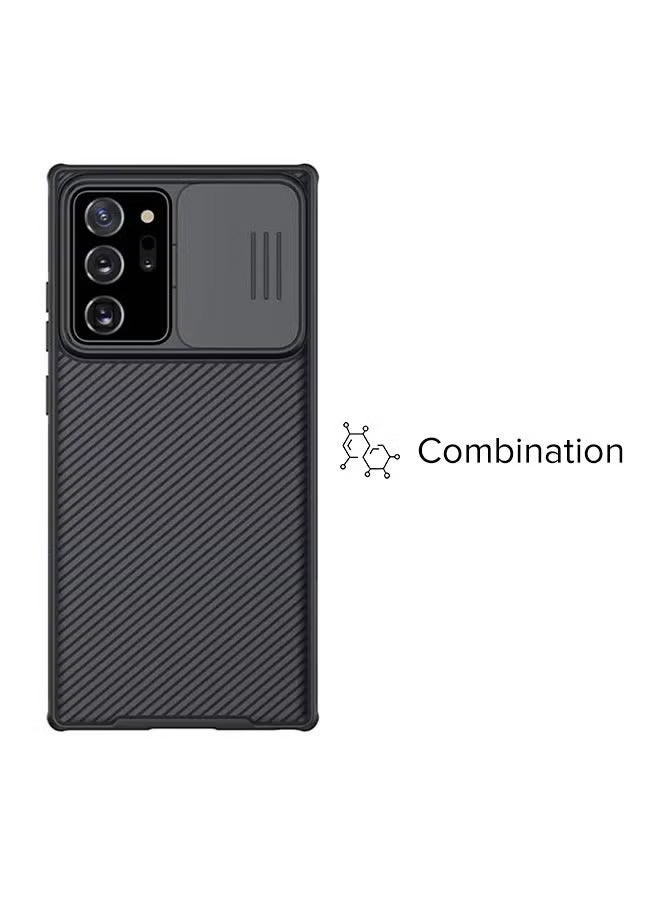 بروماس سلسلة Cam Shield مع غطاء حماية منزلق للكاميرا لهاتف Samsung Galaxy Note 20 Ultra 5G أسود - Image 1