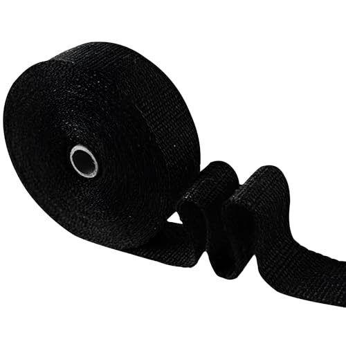 Pivalo PVUSWB1 Bike Exhaust Universal Silencer Wrap Heat Shield Protector with Clip Compatible for Classic Electra Standard Bullet (Black, 3 Mtr) - Image 1