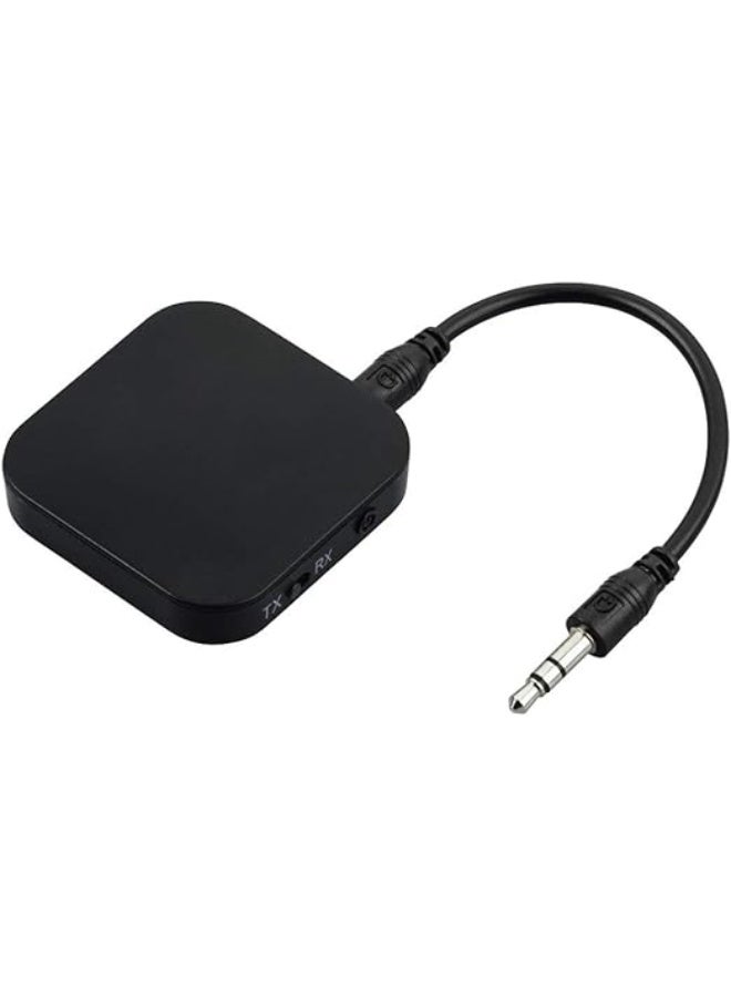 هاما محول هاما 137473 بلوتوث 2 في 1 لإرسال واستقبال الصوت، أسود - Image 3