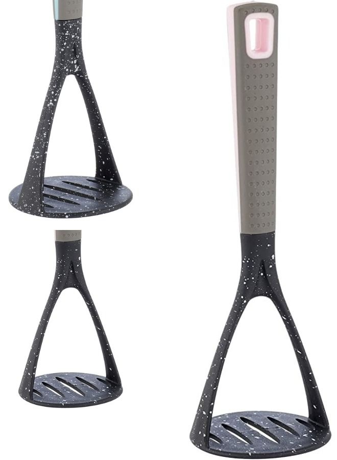 هراسة طعام جرانيت بمقبض سيليكون متعدد الالوان - Image 1