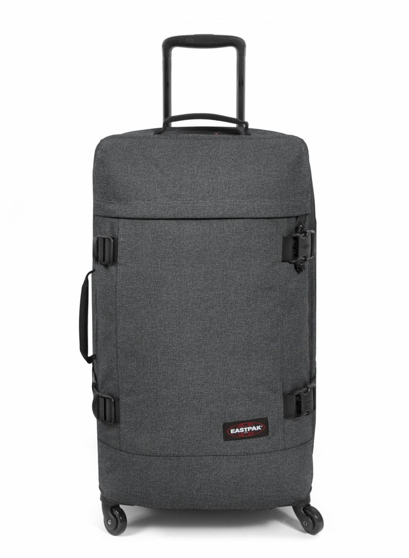 EASTPAK TRANS4 M adventure 360° Spinning wheels Trolley Luggage Bag Black Denim Medium - Image 1