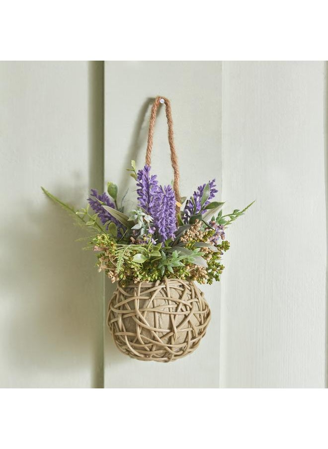 Lavender Hanging Flower Arrangement With Woven Base 12X12X22 Cm - pzsku/ZB9E2AD2E09EF5D79953EZ/45/_/1720281012/ef686b7a-8a2b-414b-b7a7-51903a5ae3fd