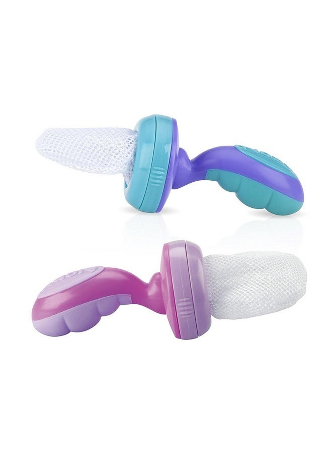 Nuby - 2 Pack Nibbler Mesh Feeders Colors May Vary - Image 1