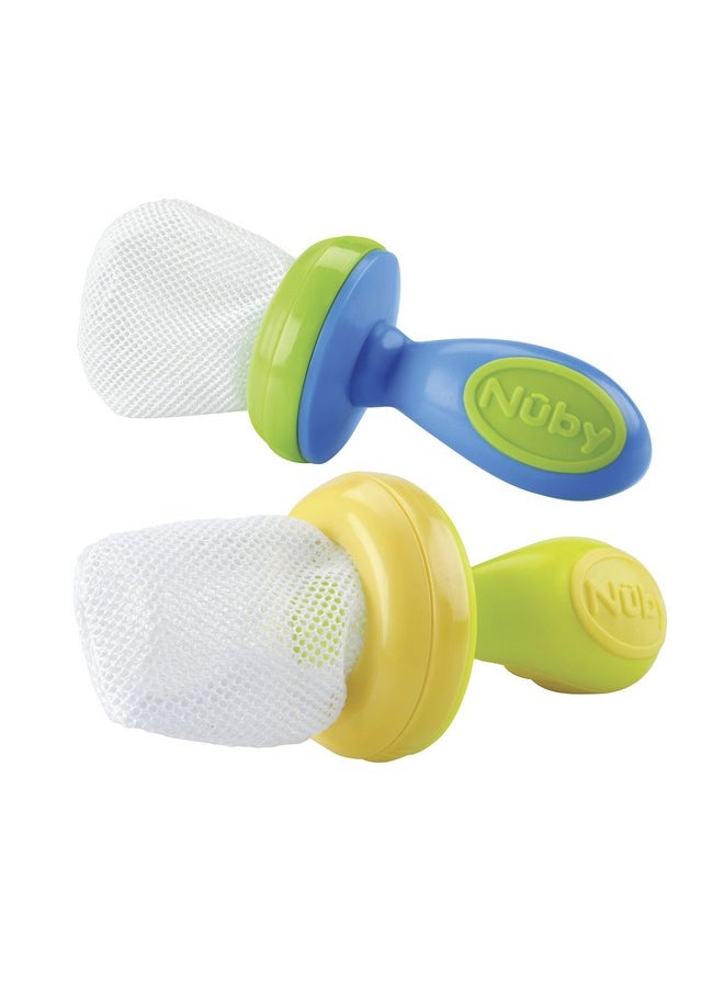Nuby - 2 Pack Nibbler Mesh Feeders Colors May Vary - Image 1