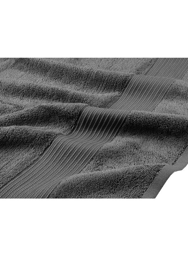 Bumble Towels Luxury Extra Large Oversized Bath Towels | Hotel Quality Towels | 650 GSM | Soft Combed Cotton Towels for Bathroom | Home Spa Bathroom Towels | Thick & Fluffy Bath Sheets | Dark Grey - 4 Pack - Image 1