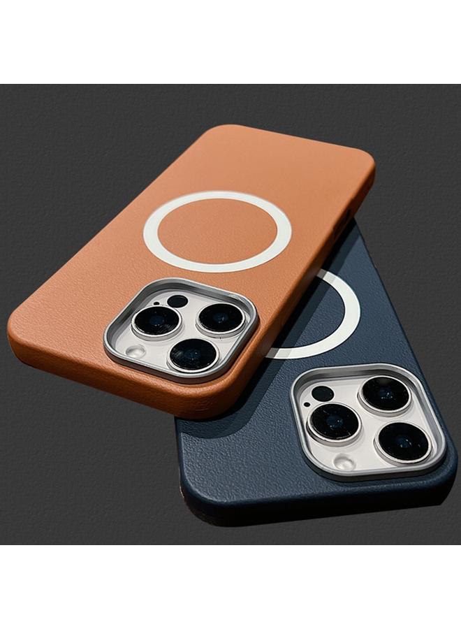 زبون جراب لهاتف iPhone 13 Pro بتصميم من الجلد مع غطاء MagSafe بتغطية كاملة - Image 4