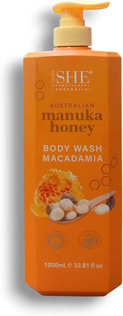 AUSTRALIAN MANUKA HONEY BODY WASH MACADAMIA 1000ML