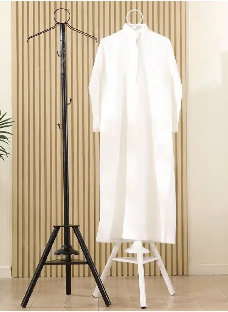 ELTRAZONE Clothes Incense Burner Stand – 175cm Long White Bakhoor Burner Stand with Multiple Cloth Hooks and Steam Vent Holes – Ideal for Hanging and Steaming Clothes While Enjoying Traditional Bakhoor Fragrance – Durable and Stylish Design for Home Use  - Image 4
