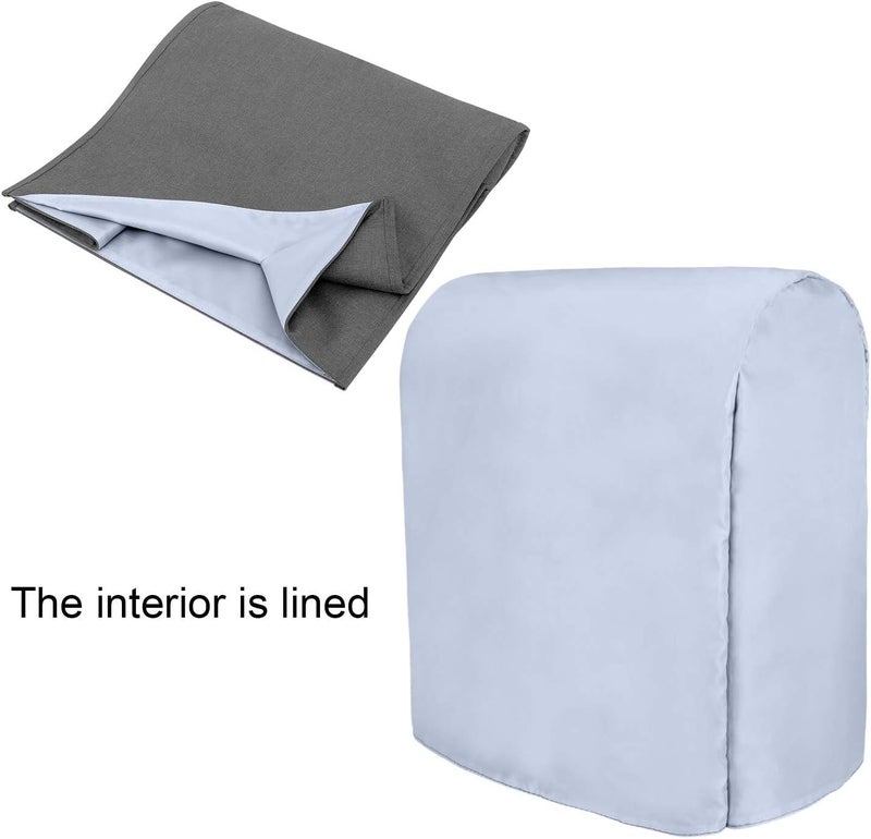 LUXJA Dust Cover Compatible with 6-8 Quart Stand Mixer, Cloth Cover with Pockets for Stand Mixer and Extra Accessories (Compatible with 6-8 Quart Stand Mixer), Gray All space matching look - Image 5