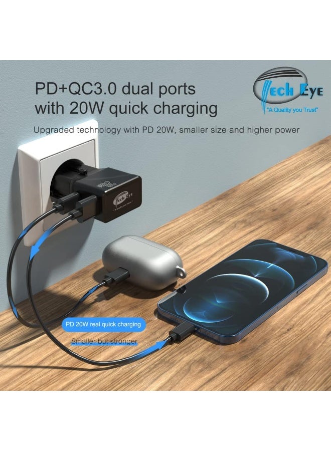 Mini PD 20W USB-C Fast Charger – Compact Global Wall Charger for iPhone, Samsung, Android, iPad, MacBook, and More – Portable Travel Adapter with Smart Power Delivery & Universal Compatibility - Image 4