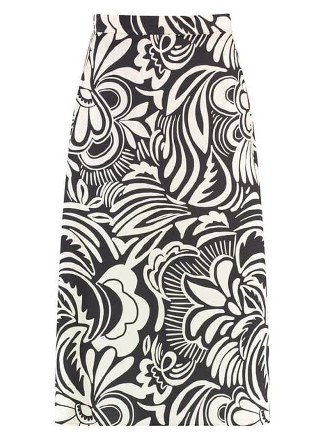 GERRY WEBER Patterned skirt with slits  - Image 4