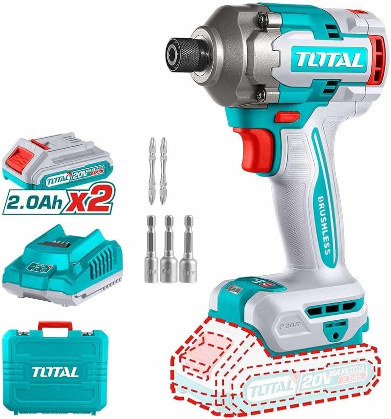 TOTAL Cordless Impact Driver Tirli2028 - Image 1