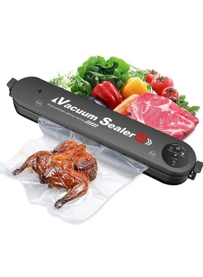 ELTRAZONE Vacuum Sealer Machine, Compact Automatic Air Sealing System for Food Storage and Food Preservation (with 15 Sealed Bags) - Image 1