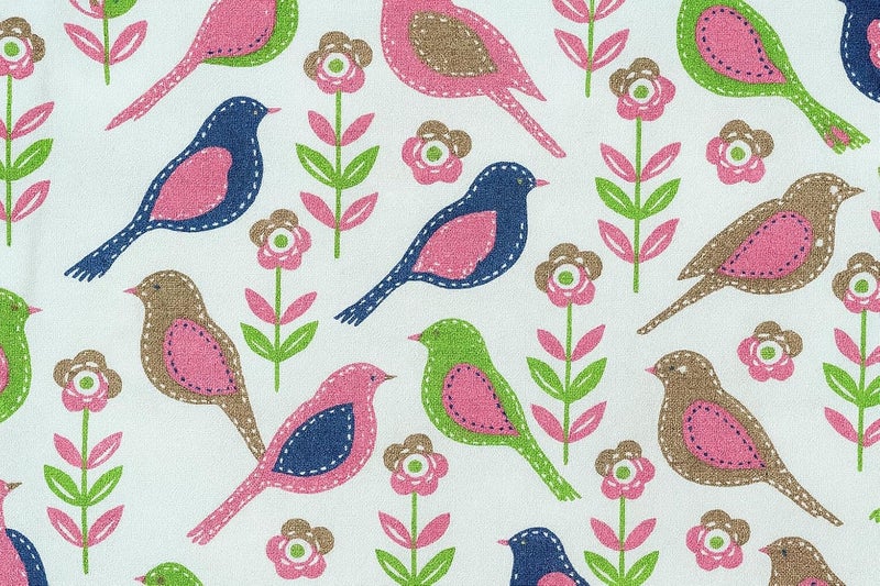 CRAZYWEAVES Premium Cotton Napkins | Bird Paradise Print – Dining & Kitchen Cloth Towels for Home and Resturant | Bird Print Cotton Towels for Kids, School Launch Towels for Daily Use - Image 3
