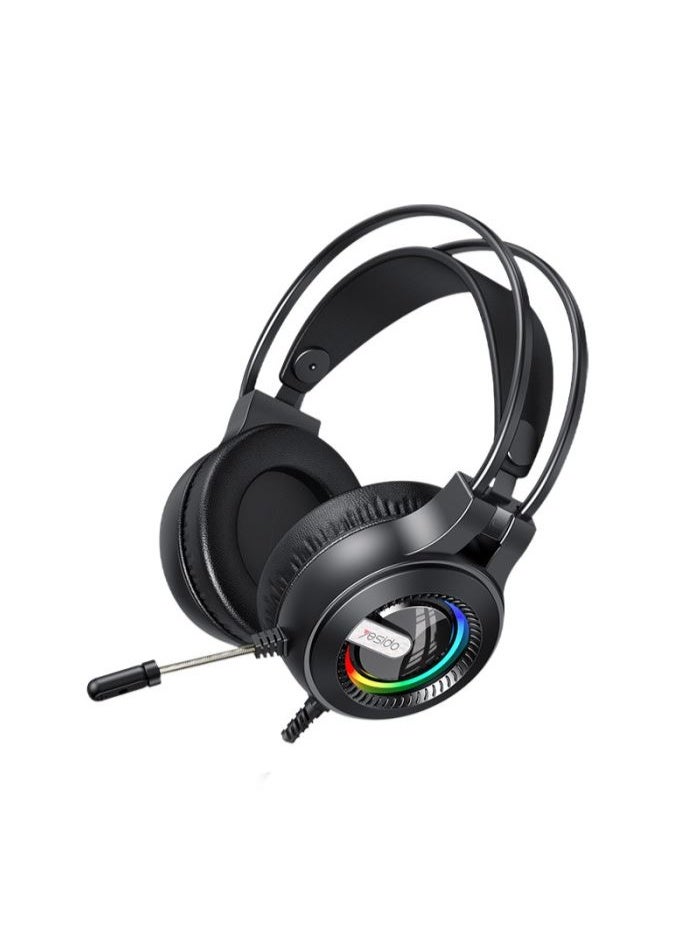 Yesido EK02 With RGB light professional bass gaming headset headphones with confortable metal earing - Image 1