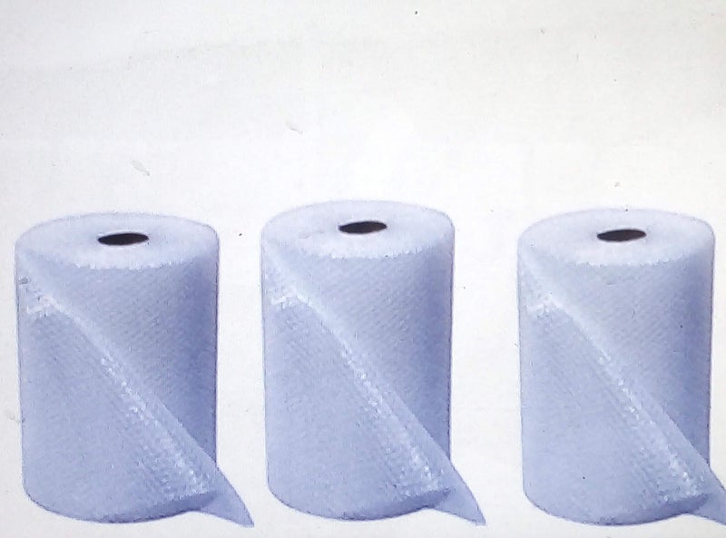 Generic Clear Bubble Wrap - 3 Rolls