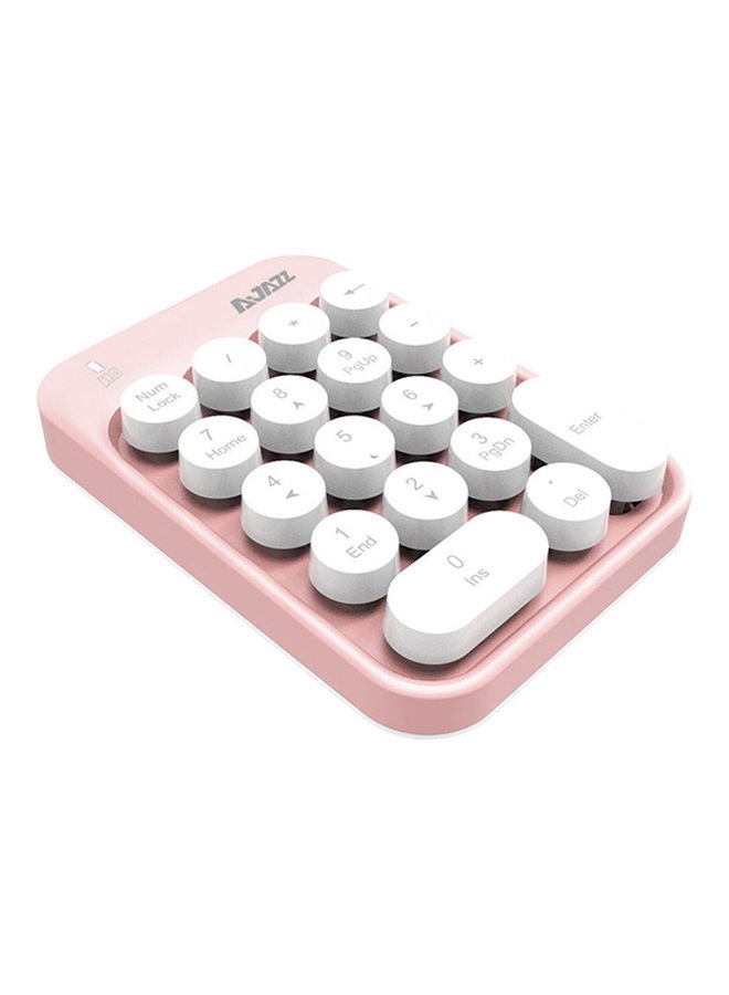 Ajazz AK18 2.4G Wireless Mini Numeric Keypad Pink - Image 2