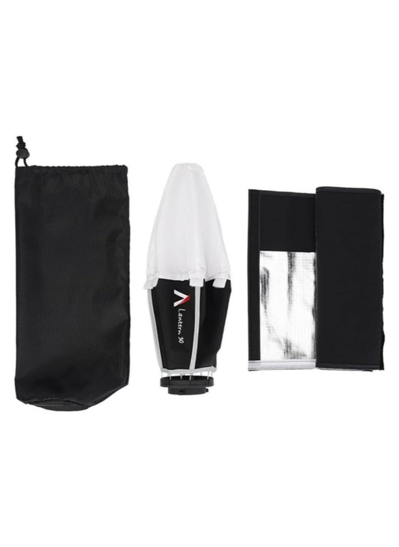 Aputure Aputure Lantern 30 for STORM 80c – 30 cm Mini Omni‑Directional Softbox with Control Skirt  - Image 2