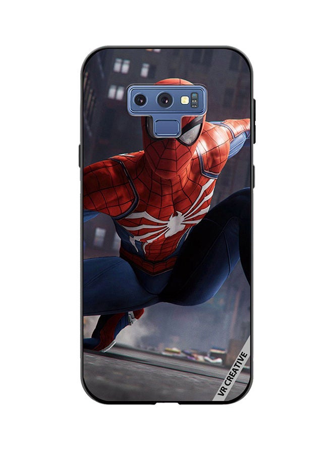 VR CREATIVE Protective Case Cover For Samsung Galaxy Note 9 Spiderman Design Multicolour - Image 1