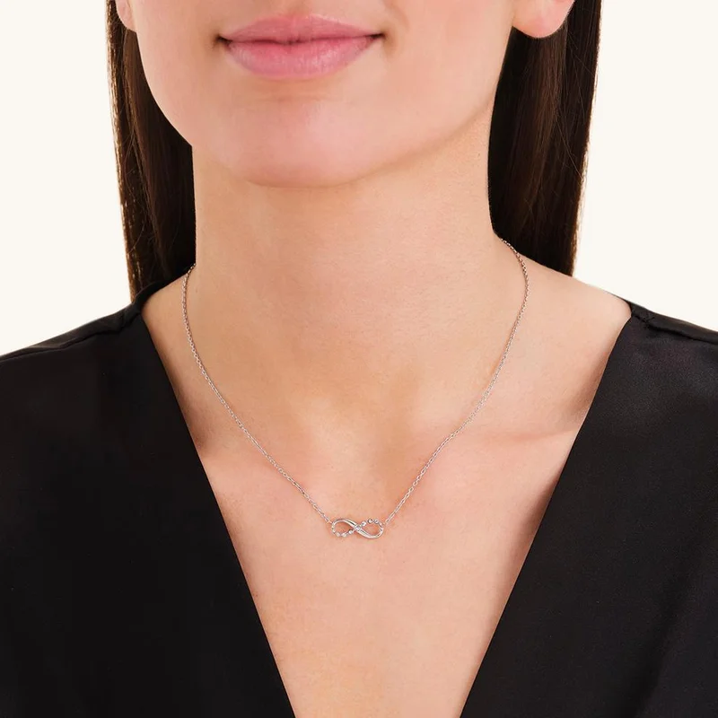 Rosefield  Rosefield Infinity Necklace Silver - JNINS-J1329 for Women | Best Price UAE